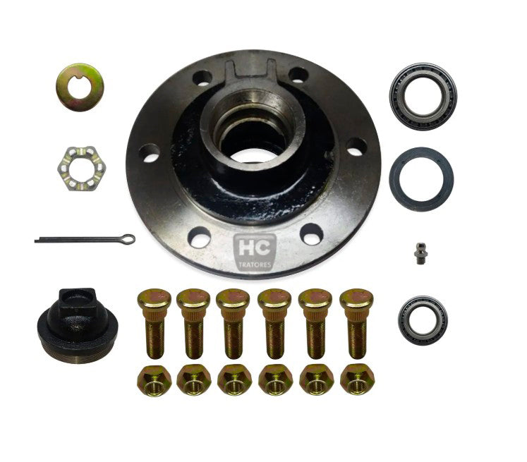 Cubo Dianteiro Trator Ford 5600/5610/6600/6610/7610/7810/7630/7830/8030/4630/5030/5630/6630 - Completo 383136