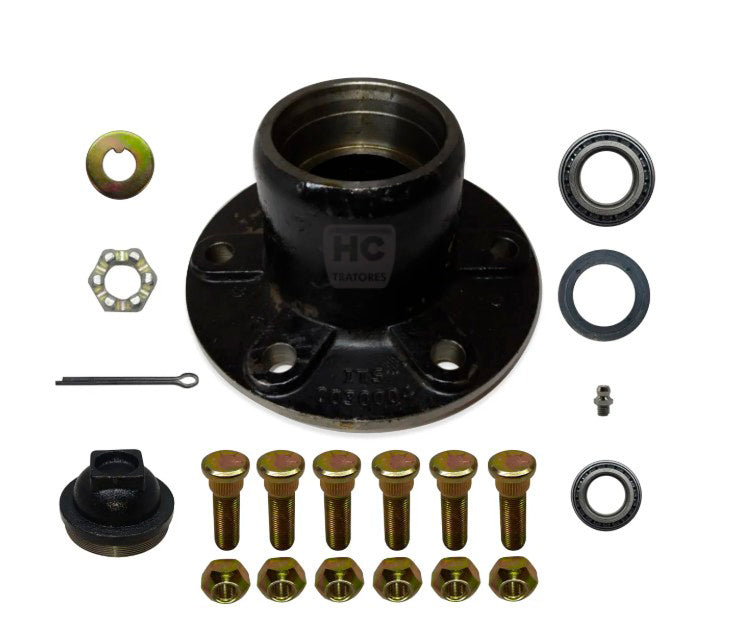 Cubo Dianteiro Trator Ford 5600/5610/6600/6610/7610/7810/7630/7830/8030/4630/5030/5630/6630 - Completo 383136